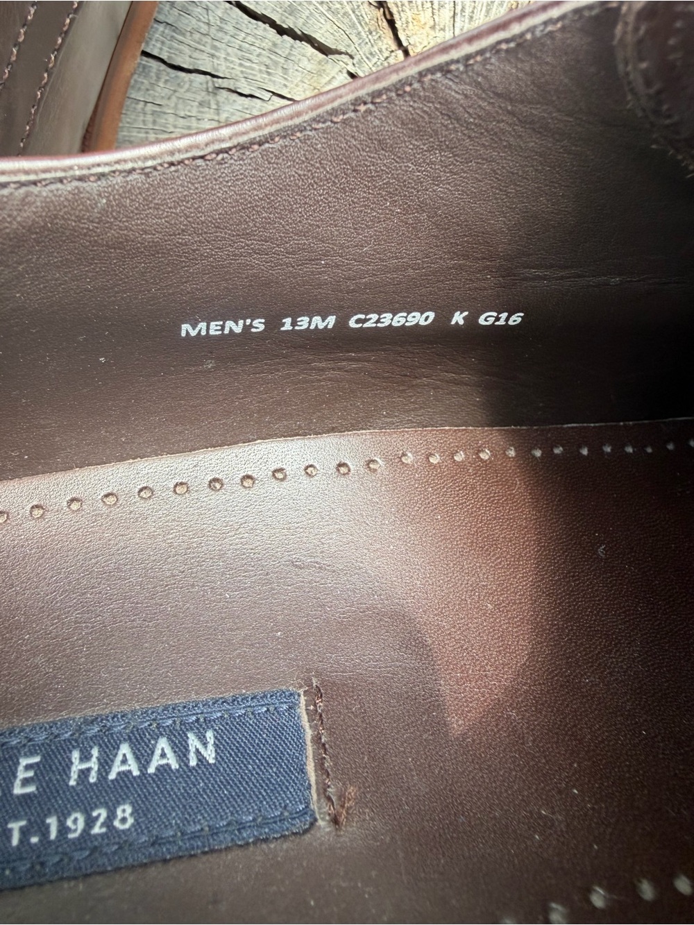 Cole Haan Jefferson Grand Brown Cap-Toe Oxford Size 13M Good Condition CLEAN - Picture 3 of 10